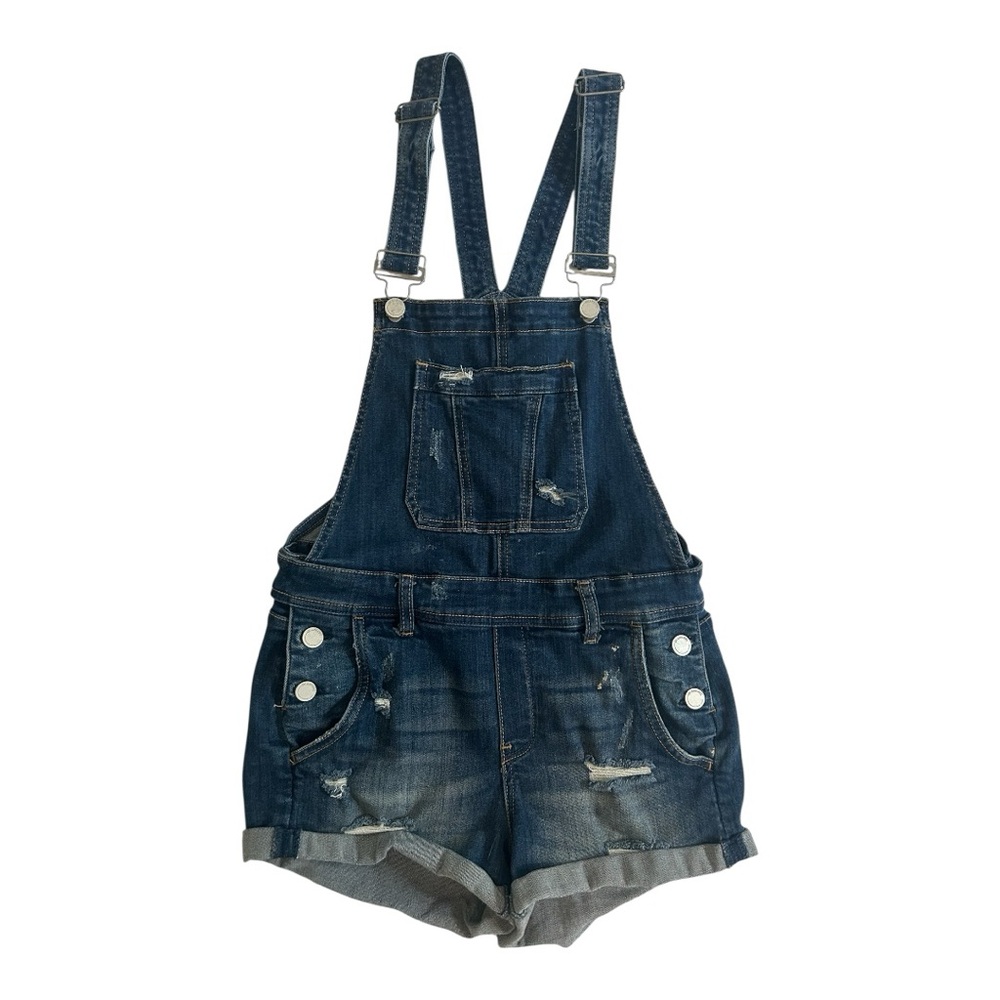 Blank NYC Women’s Denim Short Overalls